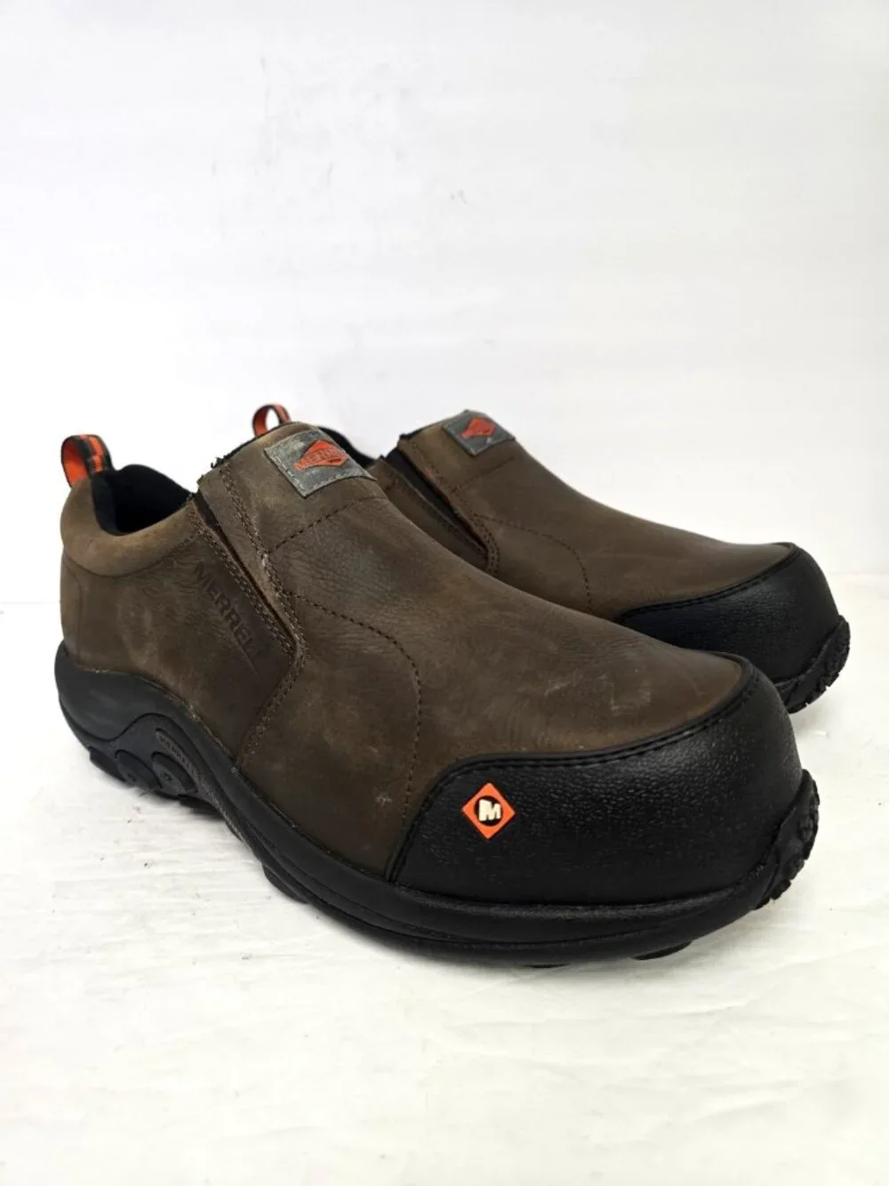 Merrell Men's Jungle Moc Ltr Composite Toe CSA Work Shoes J003345W Brown 13W